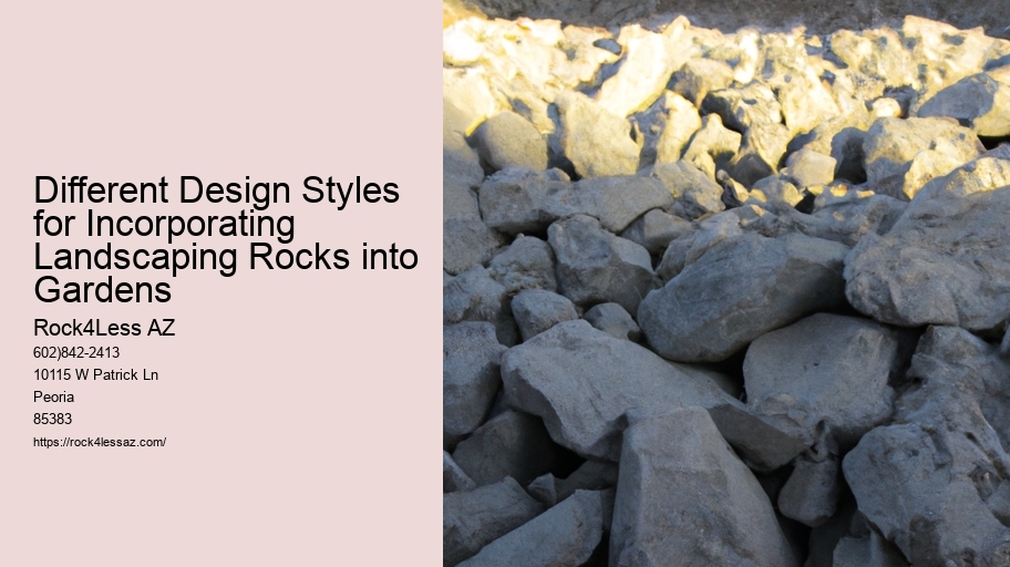 Different Design Styles for Incorporating Landscaping Rocks into Gardens