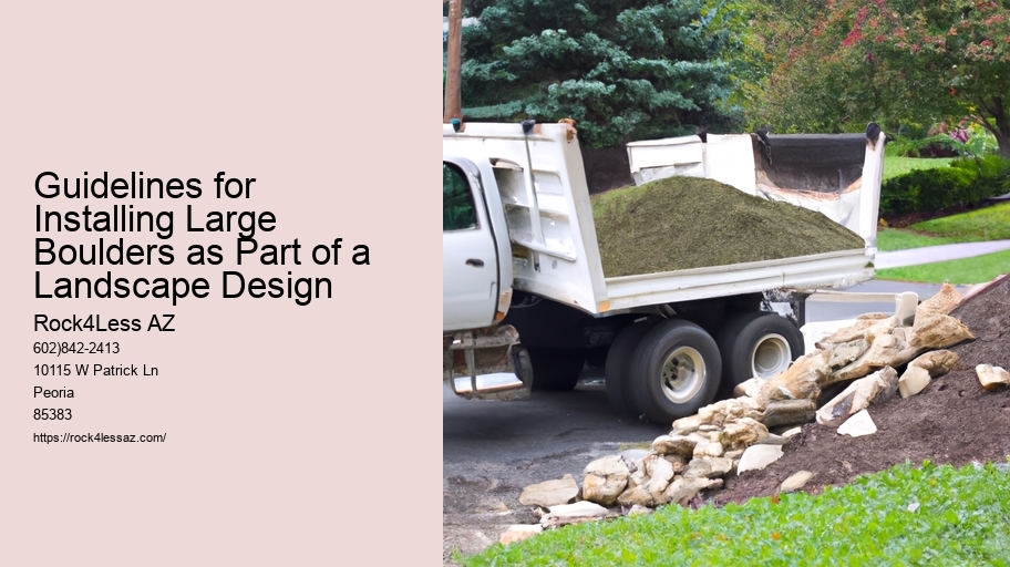 Guidelines for Installing Large Boulders as Part of a Landscape Design