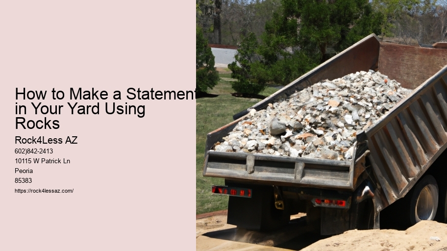 How to Make a Statement in Your Yard Using Rocks