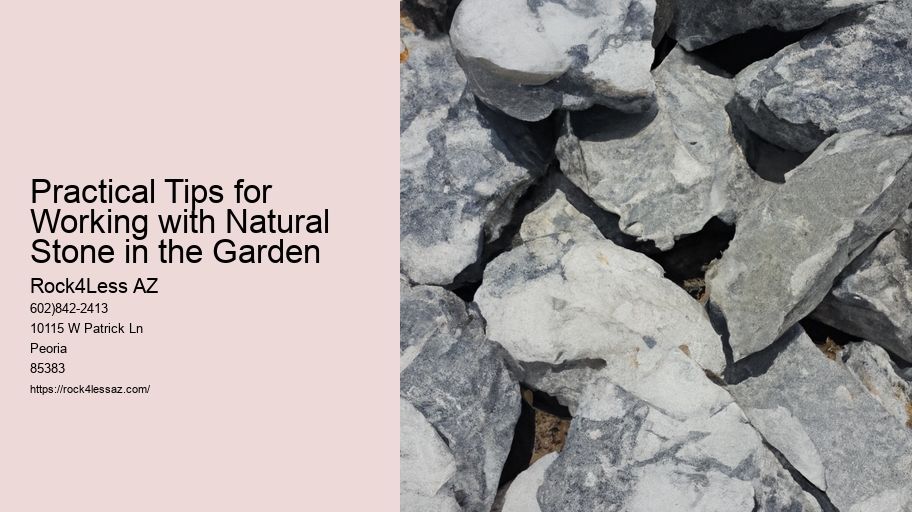 Practical Tips for Working with Natural Stone in the Garden