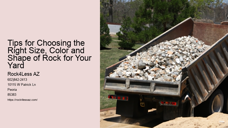 Tips for Choosing the Right Size, Color and Shape of Rock for Your Yard