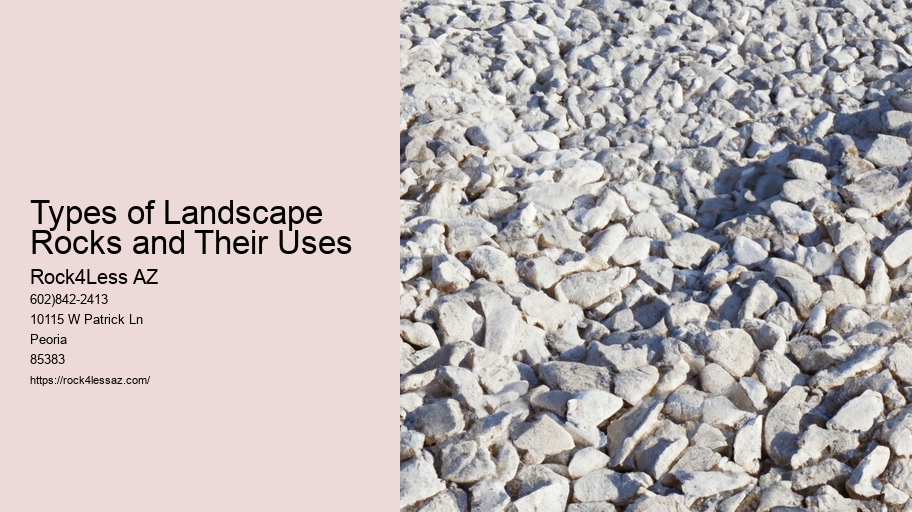 Types of Landscape Rocks and Their Uses