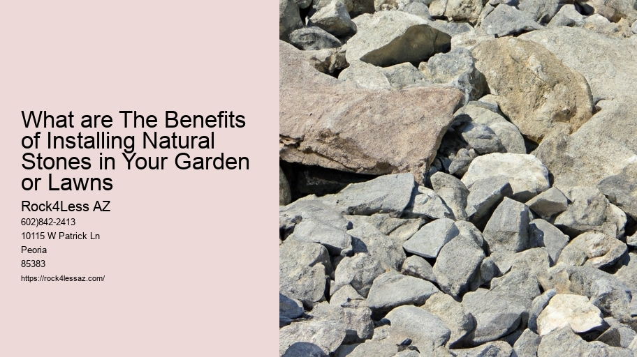 What are The Benefits of Installing Natural Stones in Your Garden or Lawns