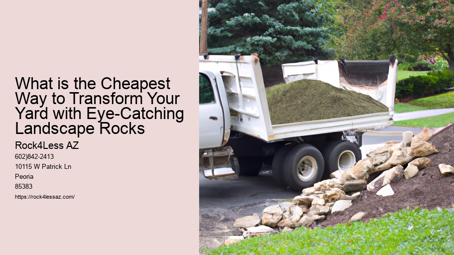 What is the Cheapest Way to Transform Your Yard with Eye-Catching Landscape Rocks