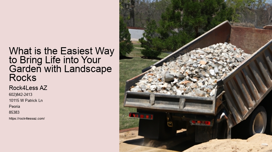 What is the Easiest Way to Bring Life into Your Garden with Landscape Rocks